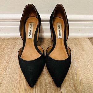 Steve Madden black heels size 6